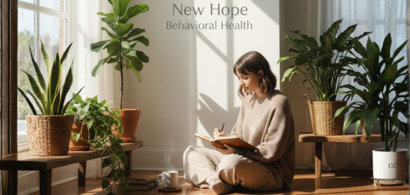 Daily habits that improve emotional health — mindfulness, journaling, and gratitude practice by NH Behavioral Healthcare.