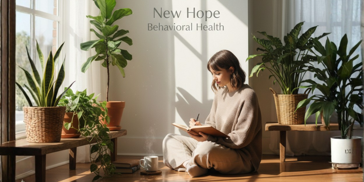 Daily habits that improve emotional health — mindfulness, journaling, and gratitude practice by NH Behavioral Healthcare.