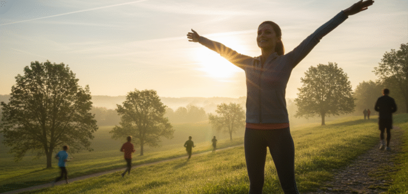 Role of exercise in improving mood and focus