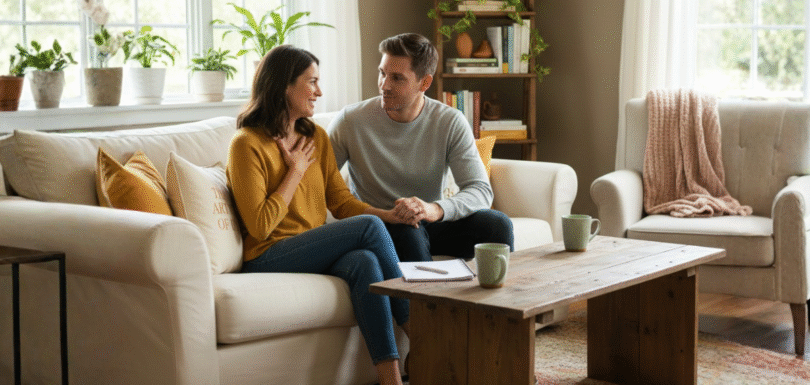 Calm relationship anxiety with healthy communication and trust building practices.