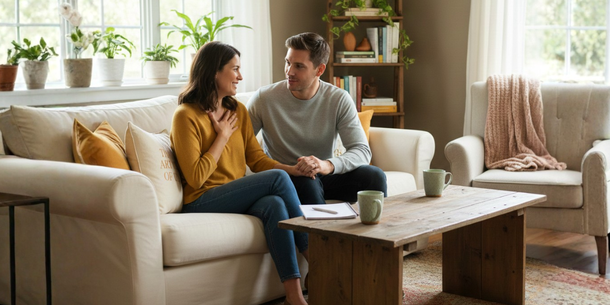 Calm relationship anxiety with healthy communication and trust building practices.