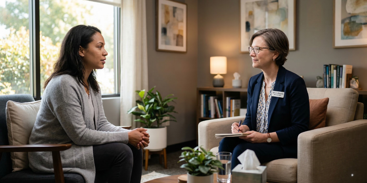 paranoia symptoms consultation with psychiatrist in mental health clinic