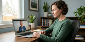 online PTSD treatment services virtual psychiatry session for trauma recovery