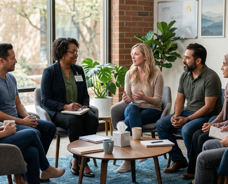 misconceptions about mental health discussion in therapy session