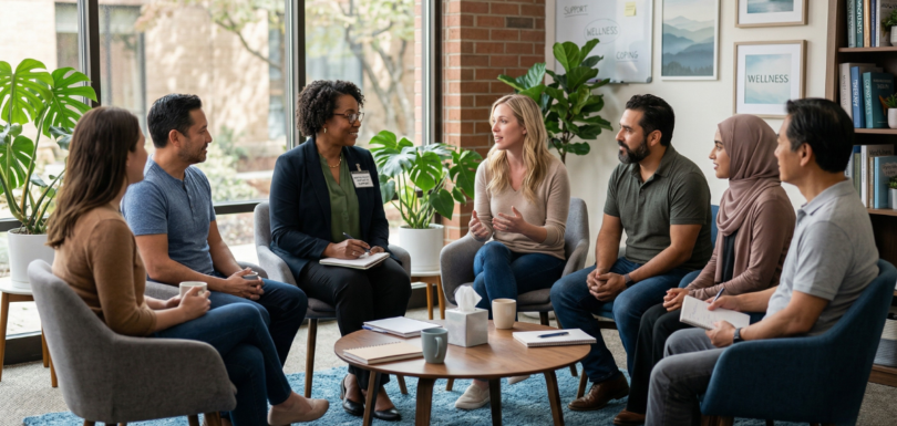 misconceptions about mental health discussion in therapy session