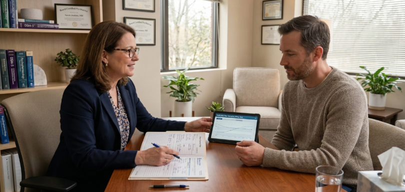 psychiatric medication management consultation with psychiatrist