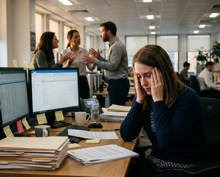 emotional stress from toxic workplace