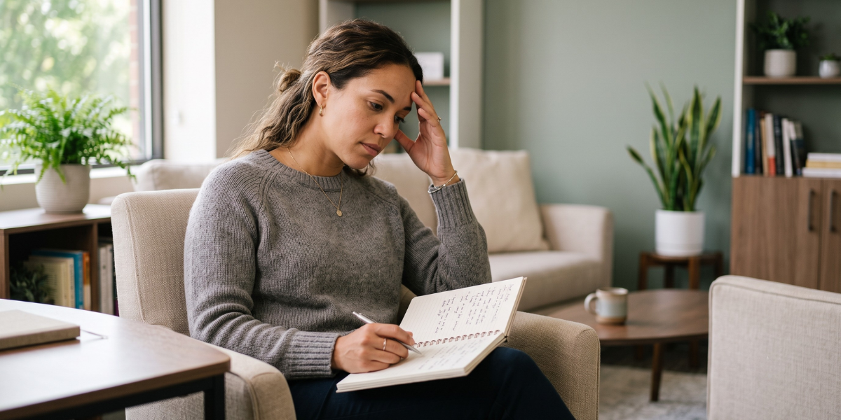 Adult ADHD symptoms and anxiety comparison